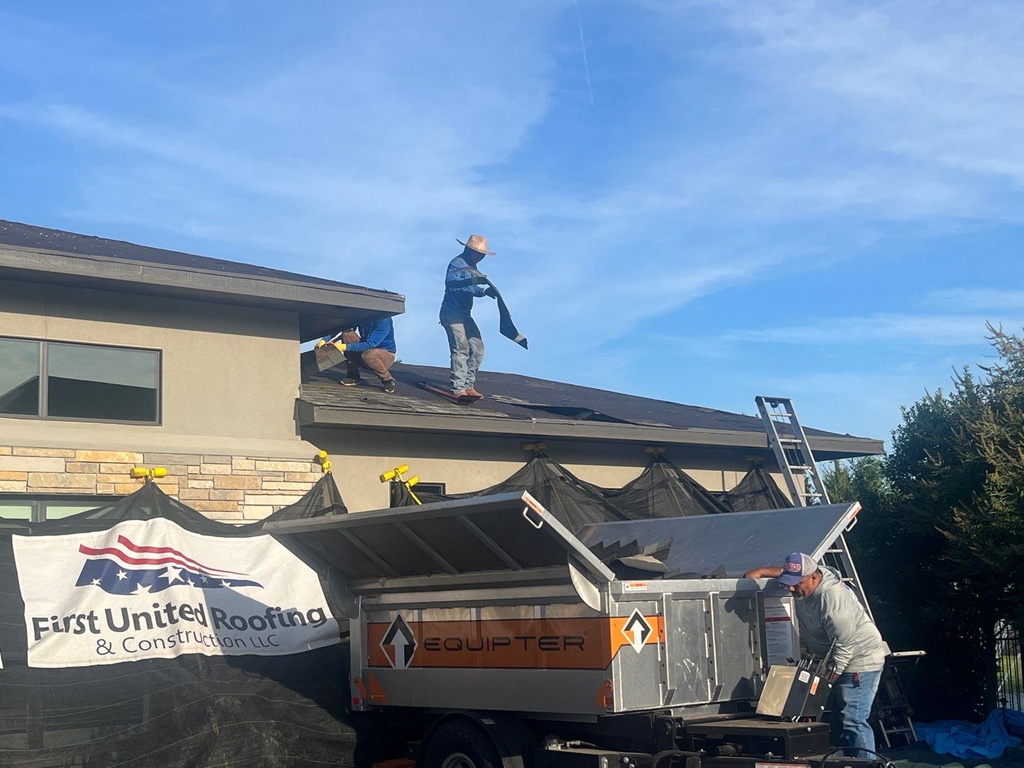 Colleyville Estate Re-Roof Project by First United Roofing & Construction