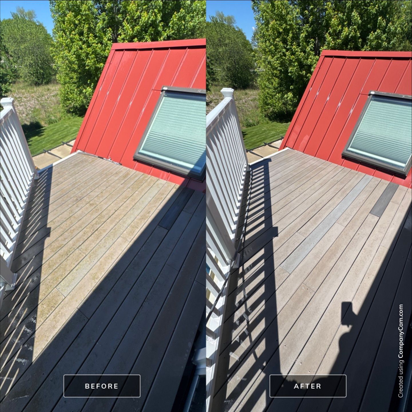 Project in Elk Grove Village by Simmons Power & Soft Washing