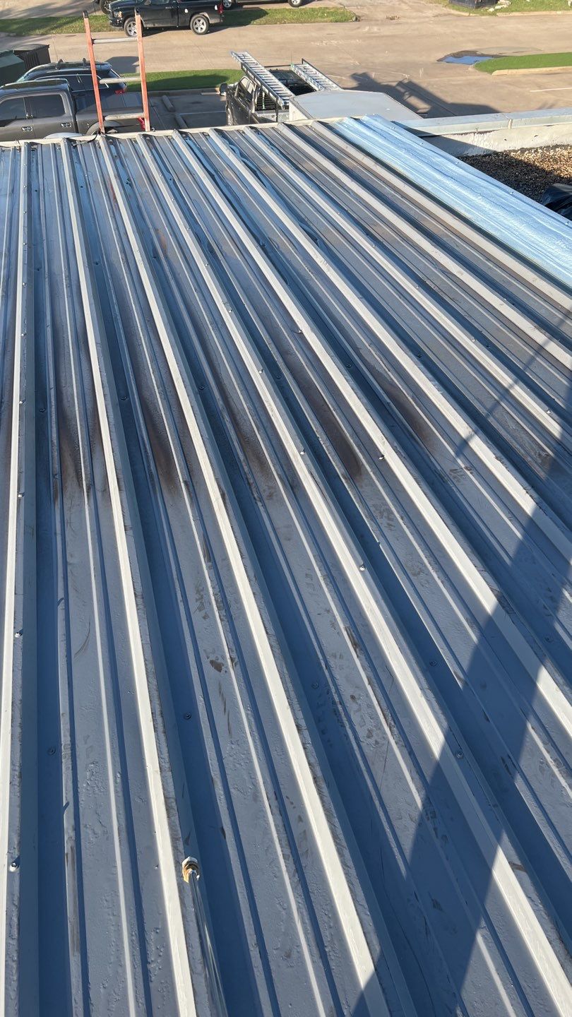 Foam & Metal Roof Restoration – Thermo Sensors (Garland, TX) by All Star Roofing LLC