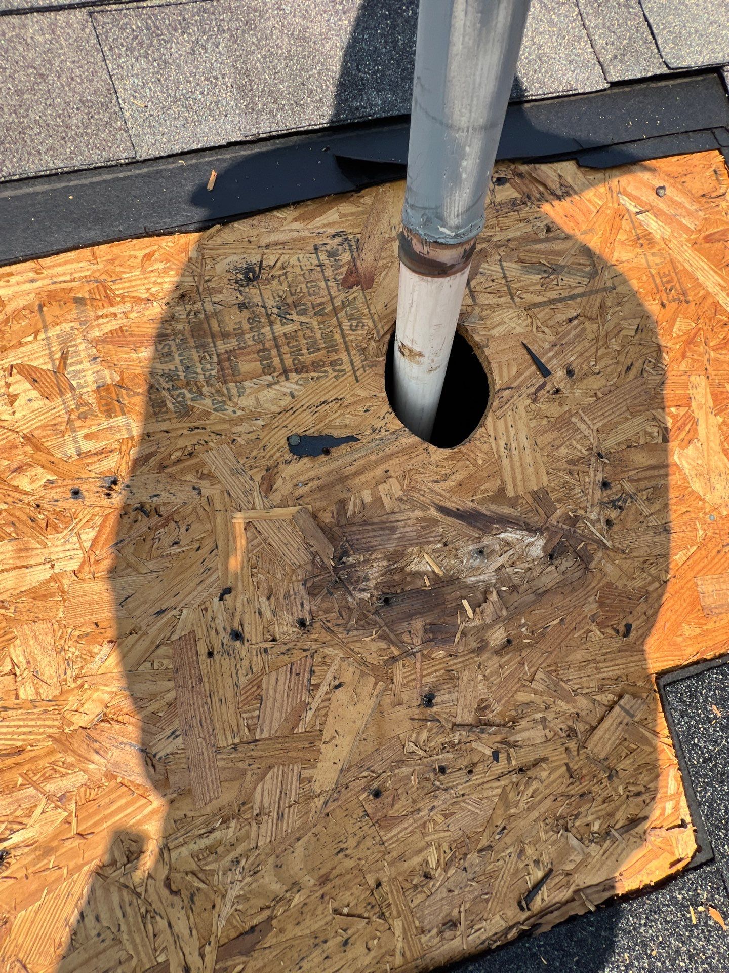 Hail Damage using Owen's Corning Duration (Lifetime) Shingles by Roof Repair Company