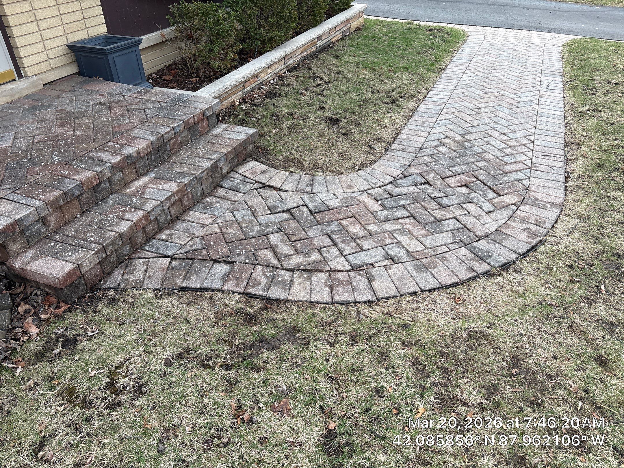 Ross Williams Drainage and Brick repair project by A&N