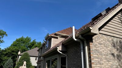 Turtle Shell gutter protection installation in St. Charles, IL 60174, photograph 6