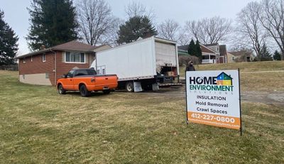 Attic insulation upgrade for new furnace in Bridgeville, PA 15017