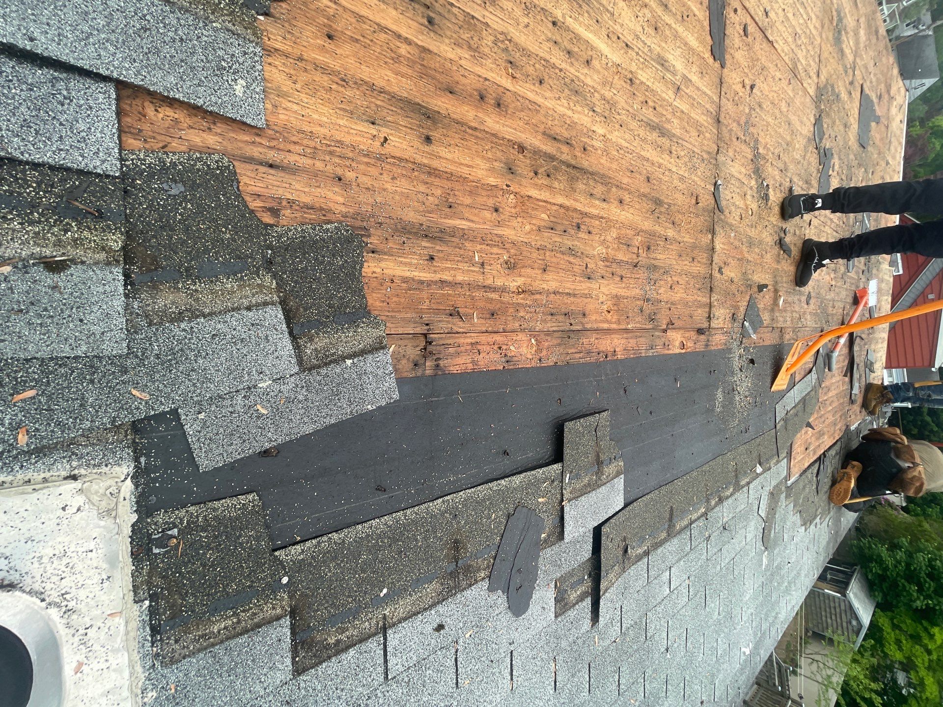 Residential Roofing Installation using Tamko Titan XT - Virginia Slate by A Plus Exterior