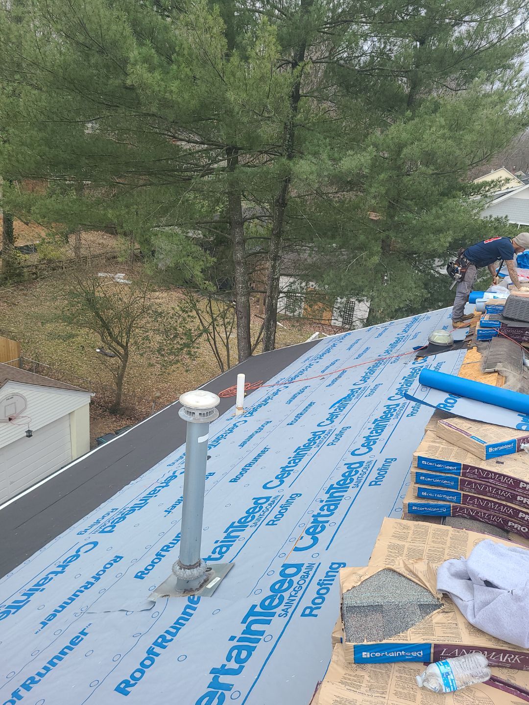 Falls Church: Residential Roof Replacement with CertainTeed Landmark Pro in Max Def Colonial Slate by RM Banning, Inc.