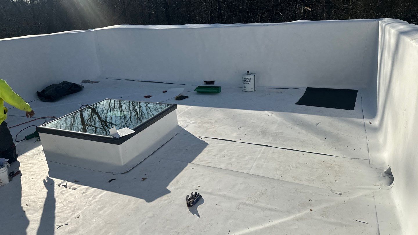 Church Roof Installation using Silicone TPO by ExteriorPros