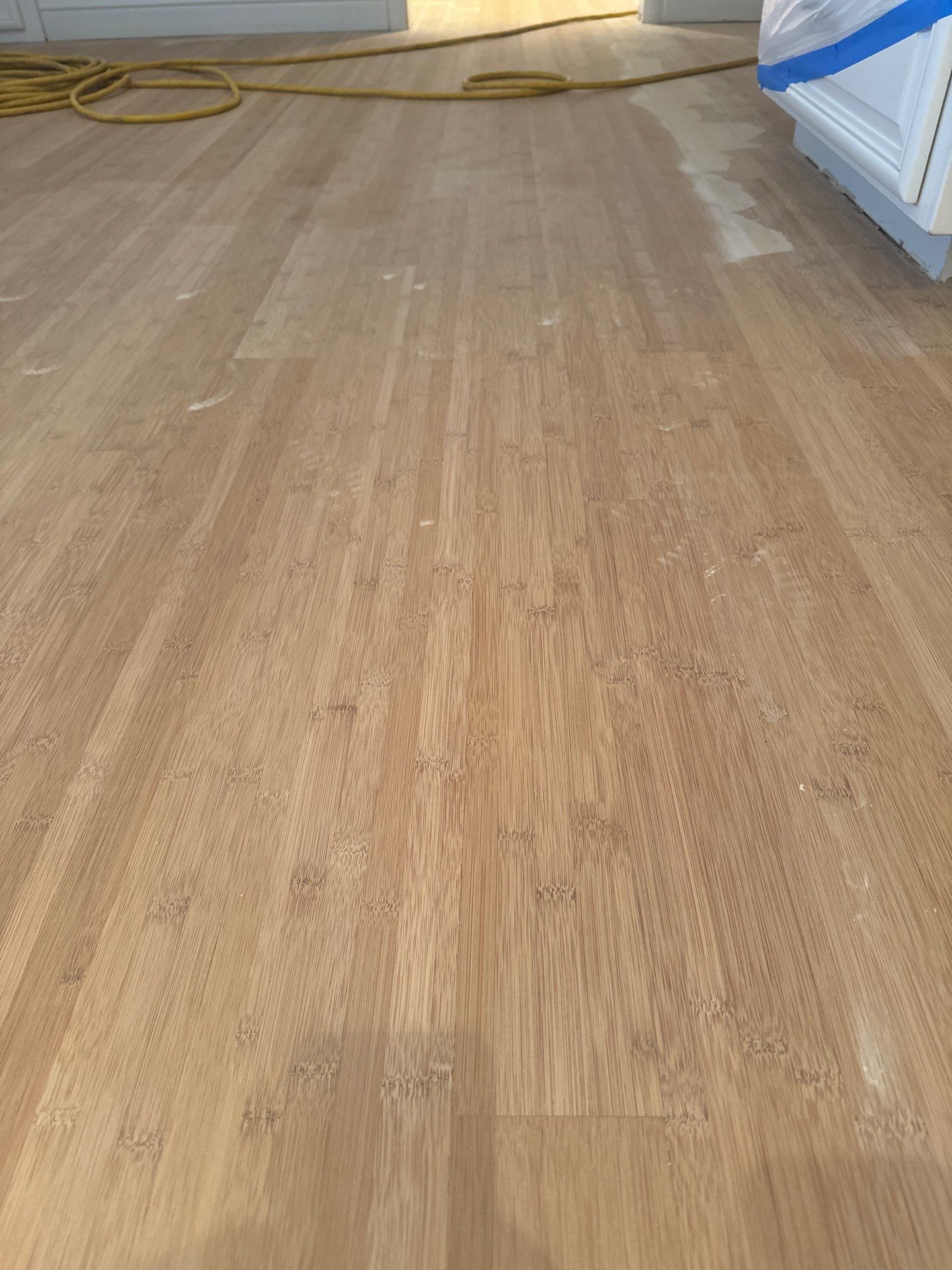 Bamboo Floor Refinish in Fair Oaks by Footprints Floors South Sacramento