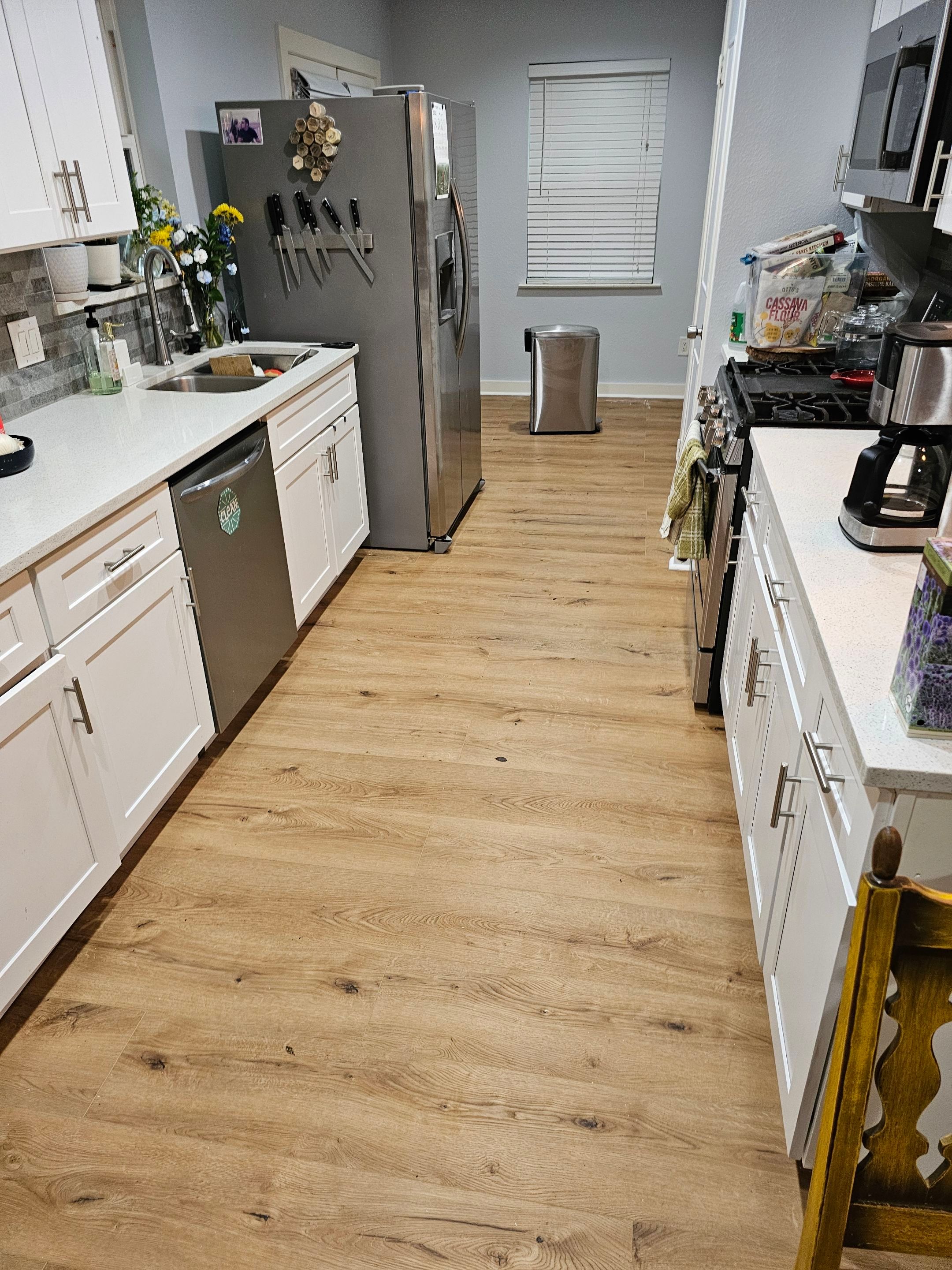 Laminate floor & fence by EL-GC LLC 