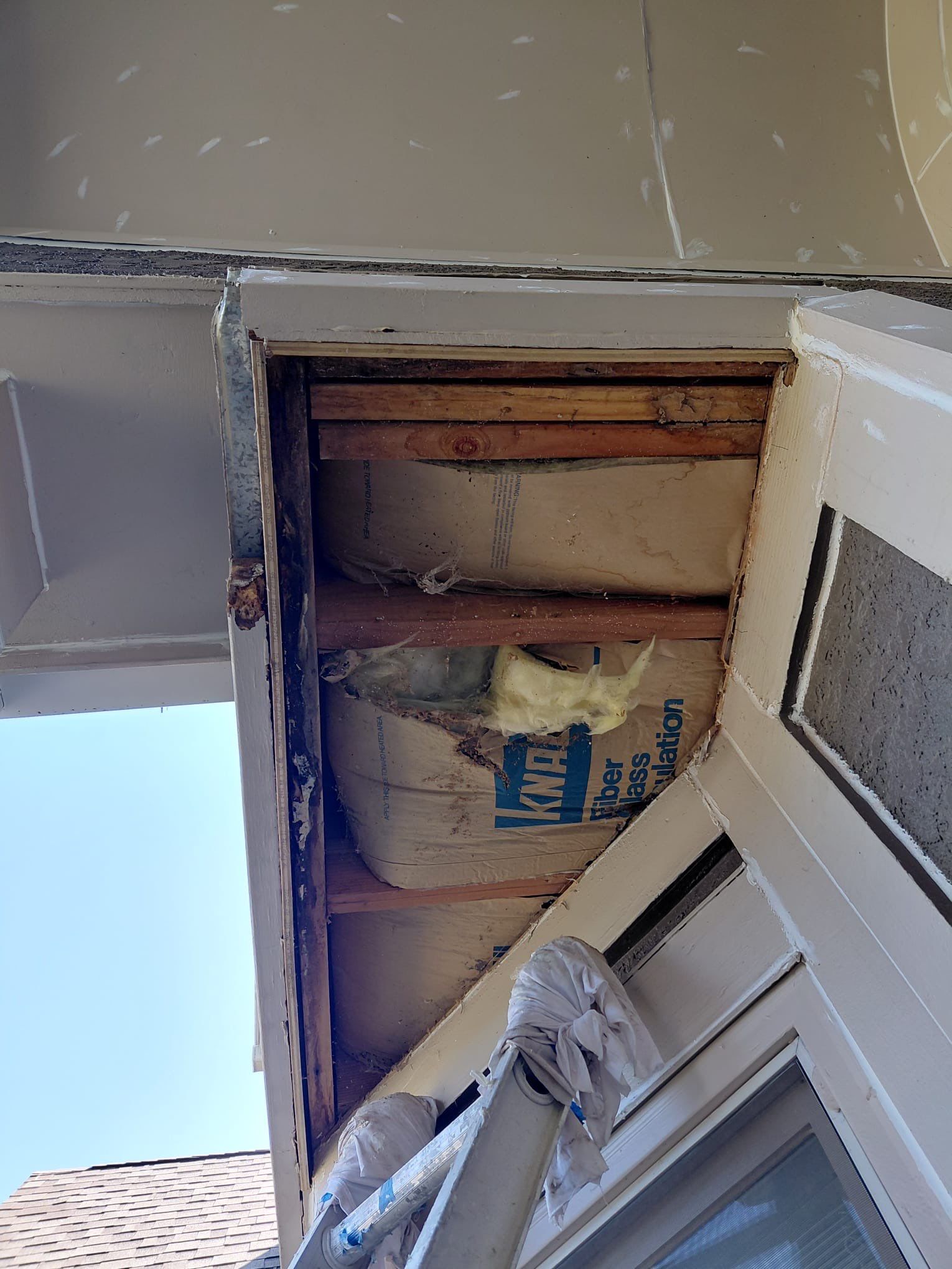 Exterior Painting and Wood Rot Repair for Overland Park Residence by Cougar Painting