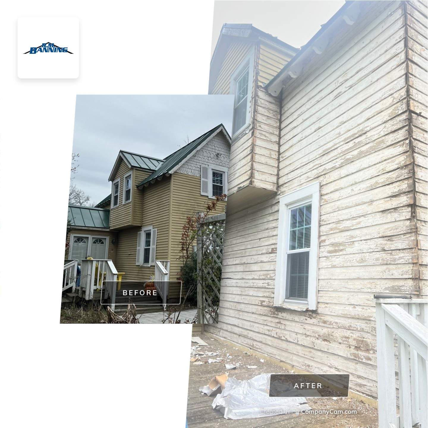 Lorton: Multi-Trade Exterior Restoration by RM Banning, Inc.