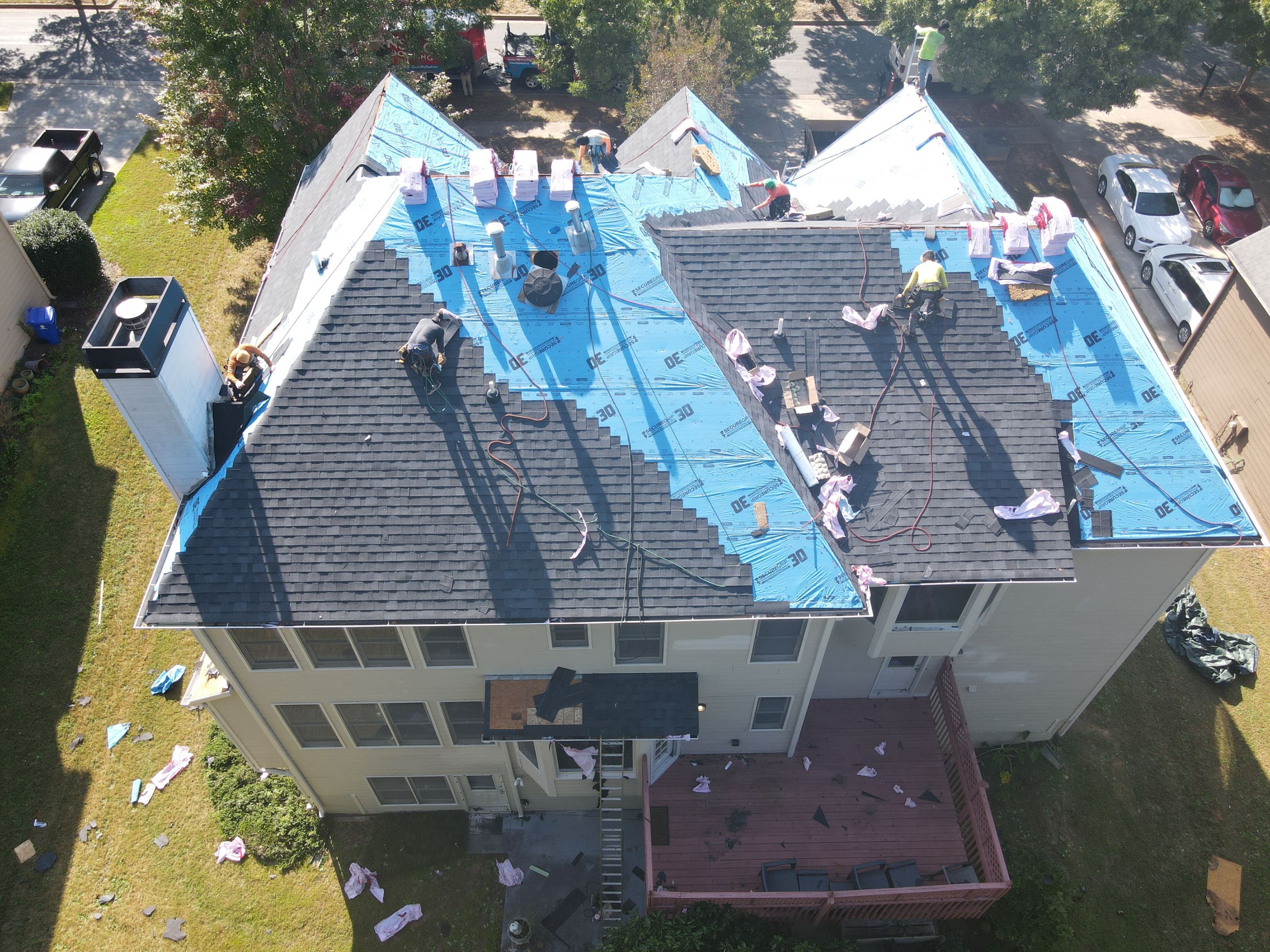 Residential Roofing Installation using Owens Corning by Inspector Roofing and Restoration