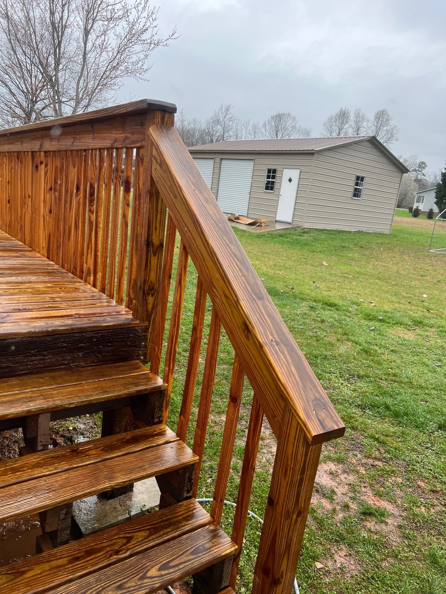 Coated Deck using Wood Sealant by DuraSeal