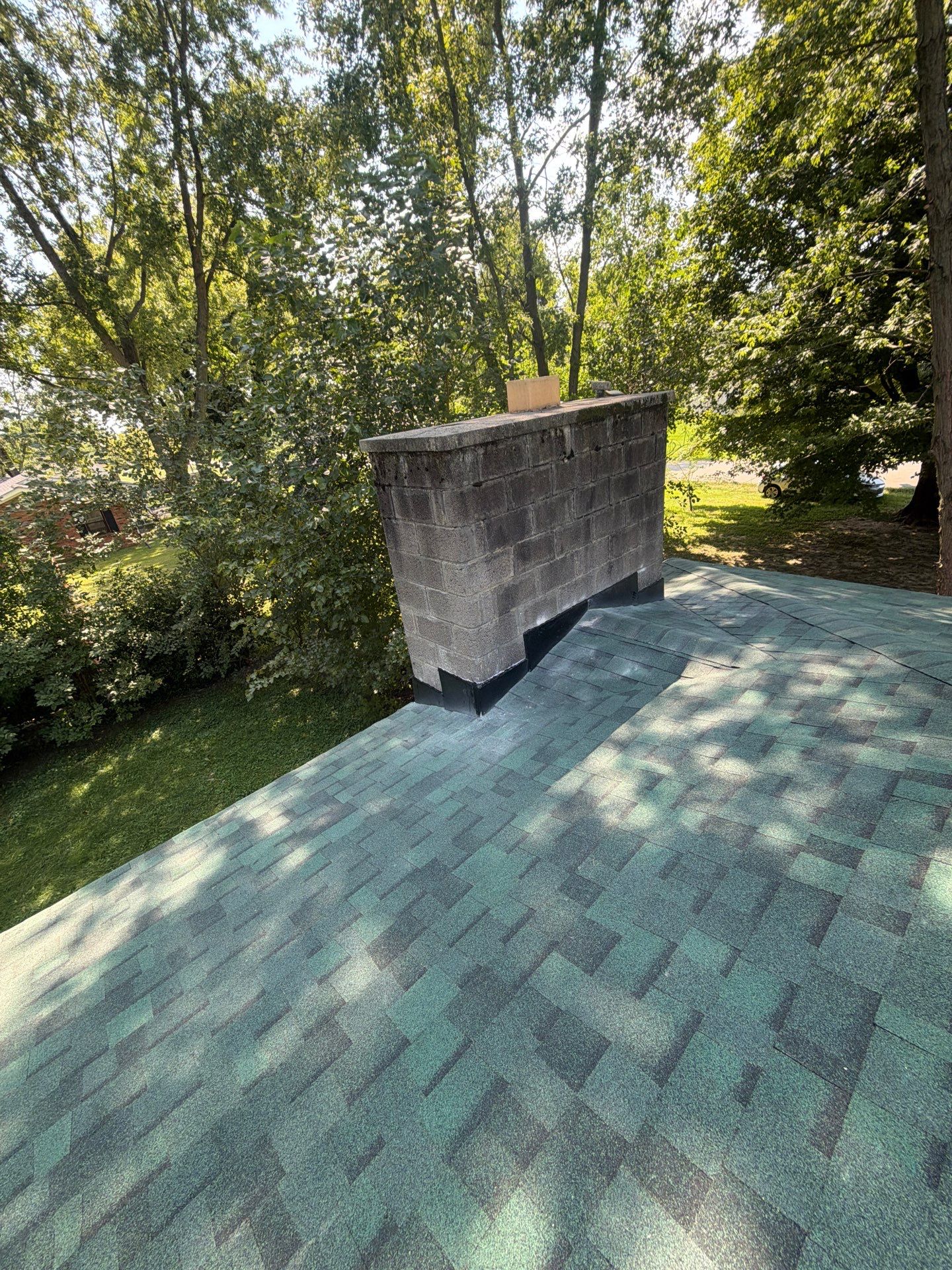 Owens Corning Duration - Chateau Green / 6-Inch Gutters - White by Hoel Roofing & Remodeling