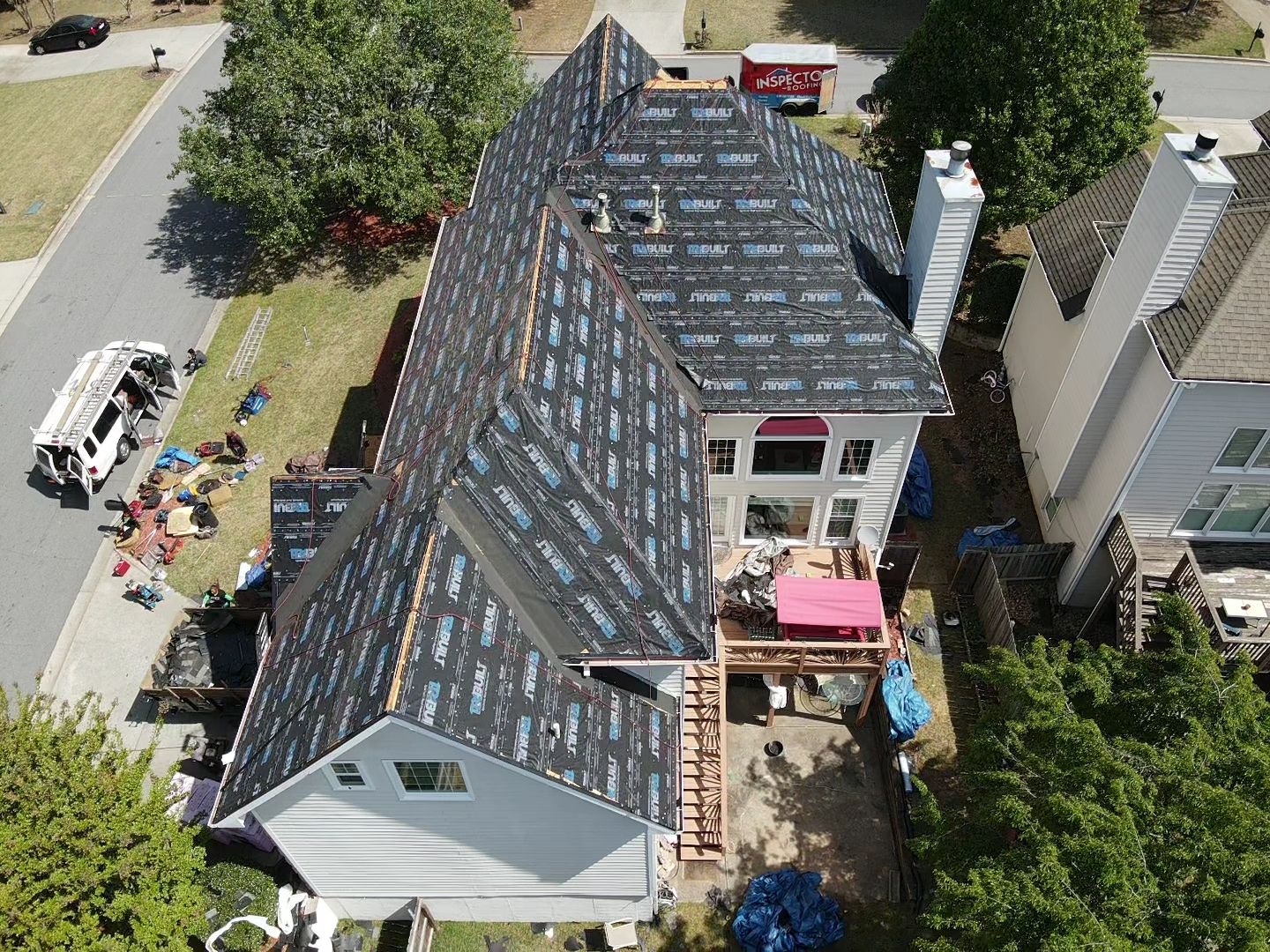 Residential Roofing Installation using Owens Corning by Inspector Roofing and Restoration