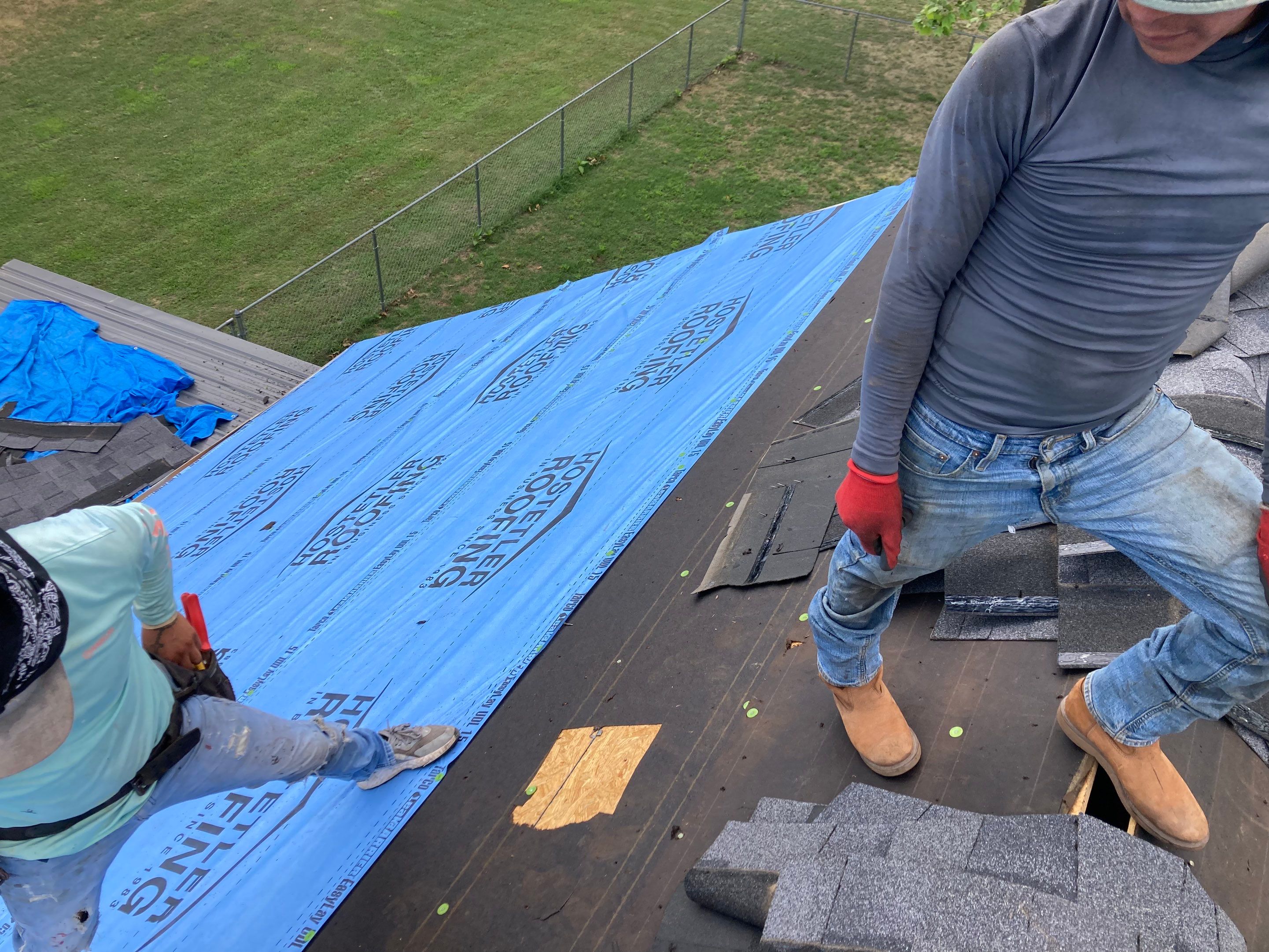 Residential Shingle Reroof using Malarkey Vista by Hostetler Roofing