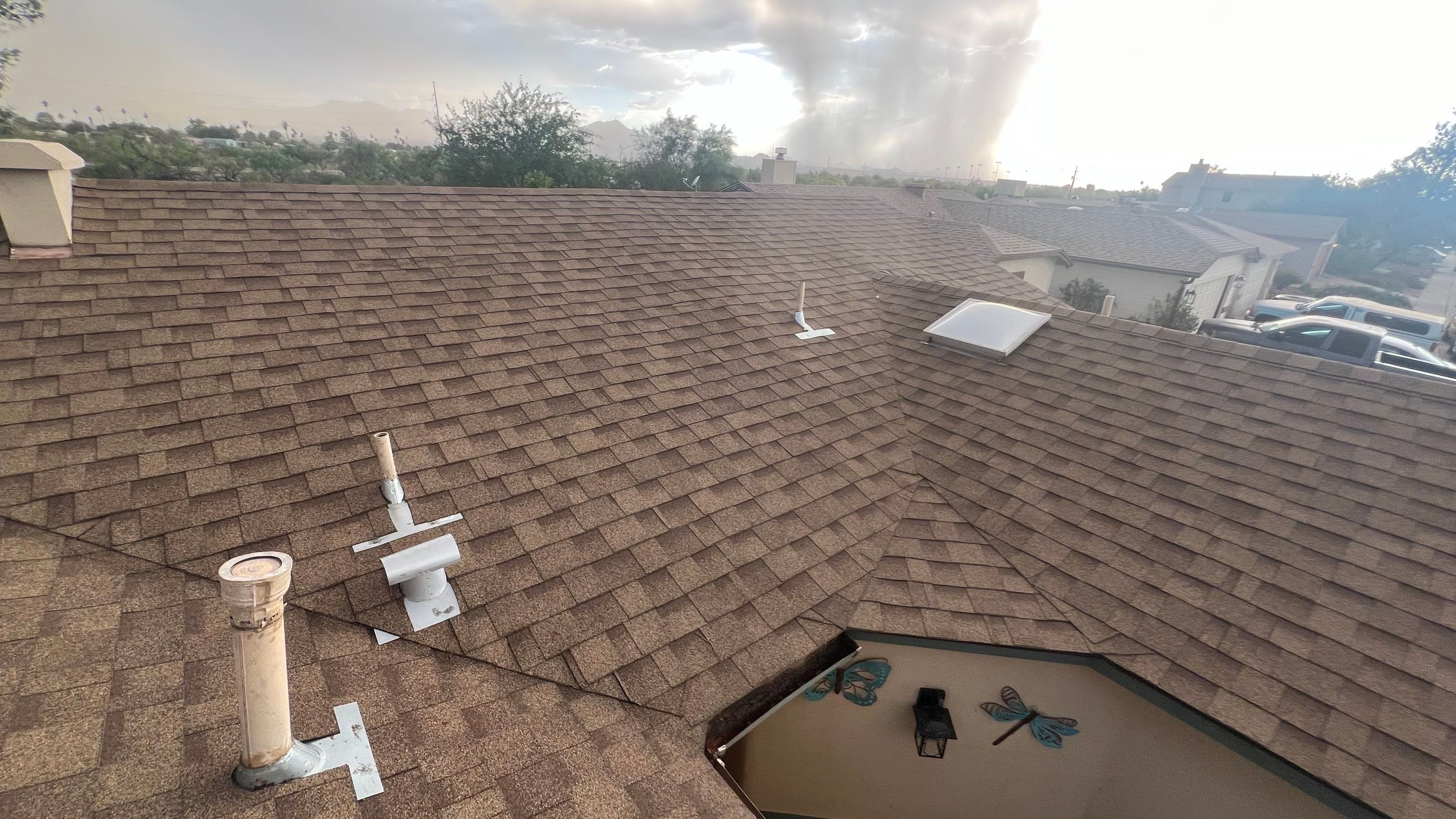 Desert Tan Shingles by Reimagine Roofing