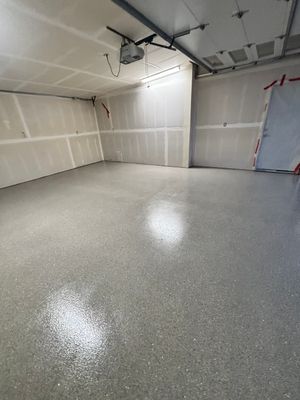 Garage Transformation using Travertine
