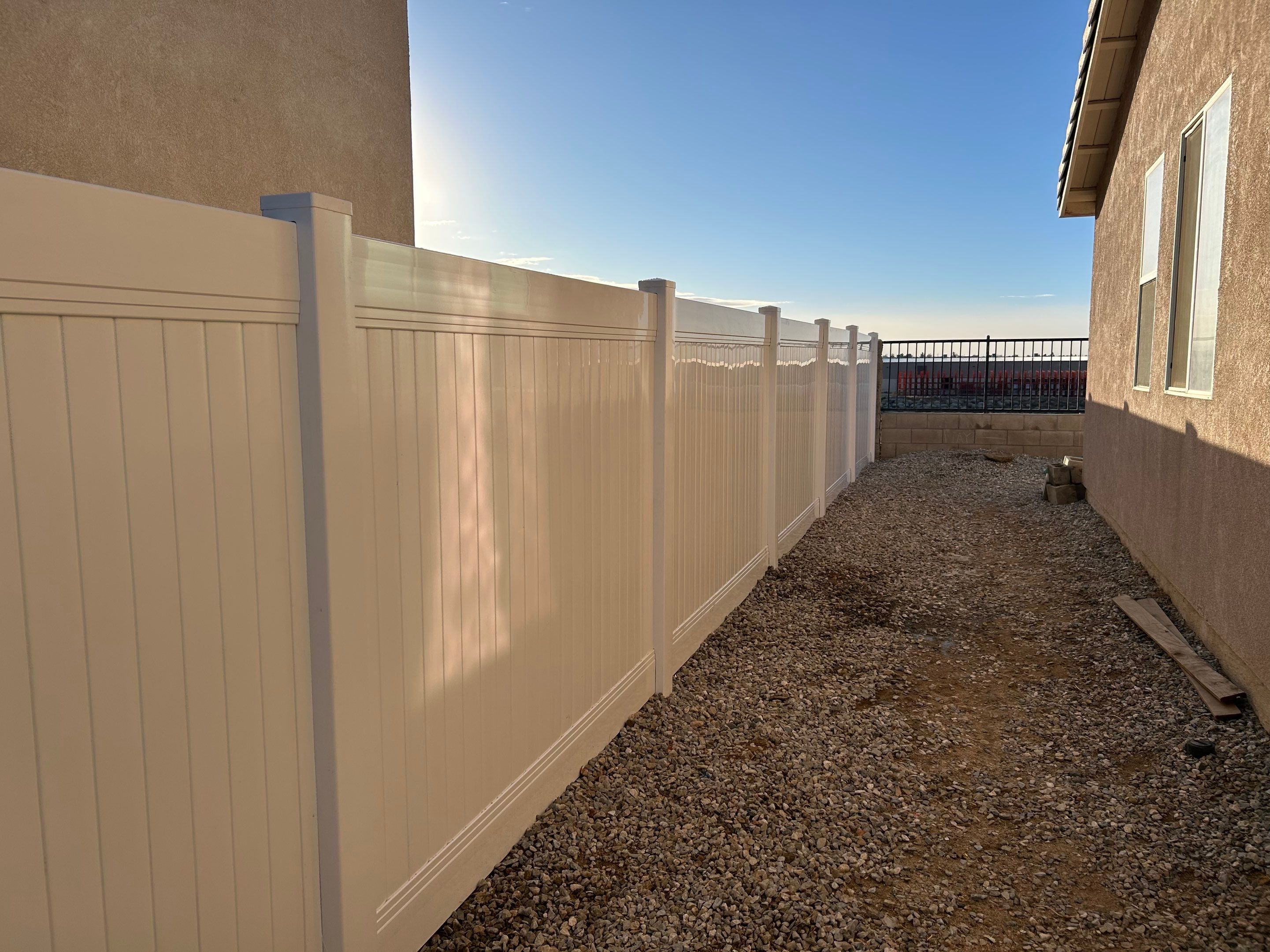 6ft White Privacy Vinyl by Fence Guys Inc.