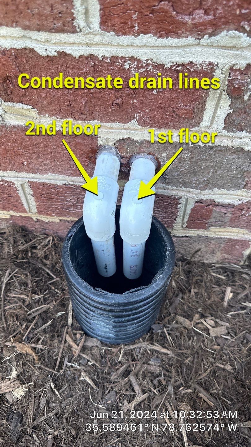 2 Trane XV20i Split System Install by Nick's Mechanical LLC.