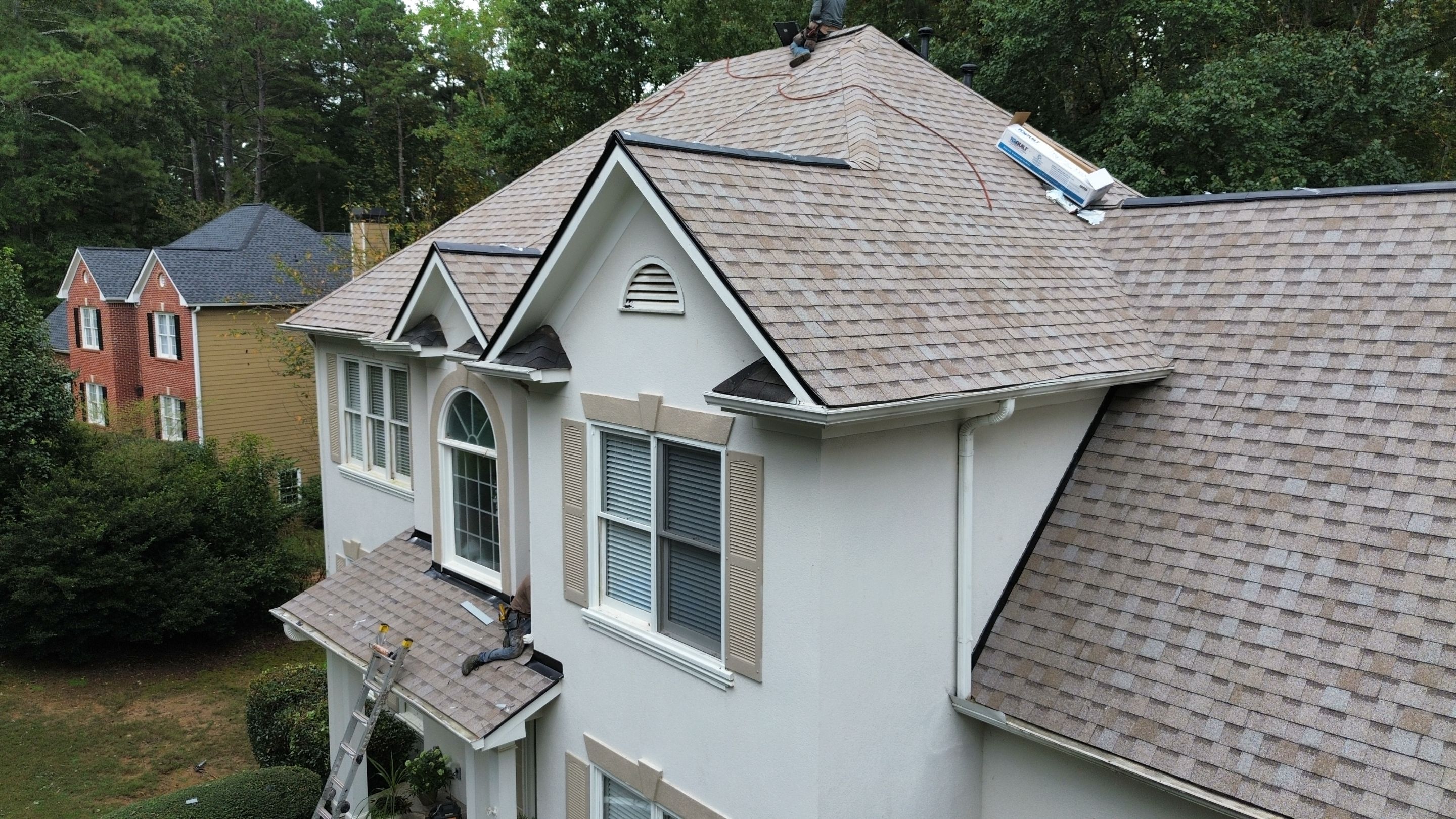 Cumming, GA Roof Replacement Atlas Pinnacle Pristine Tan Mist by Reset Roofing