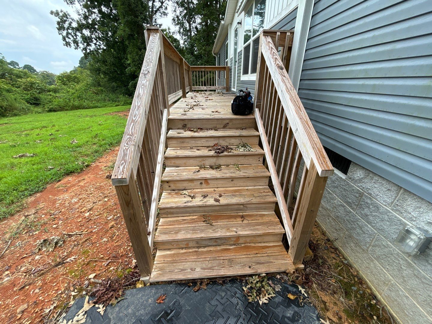 Weathered Deck using Wood Sealant by DuraSeal