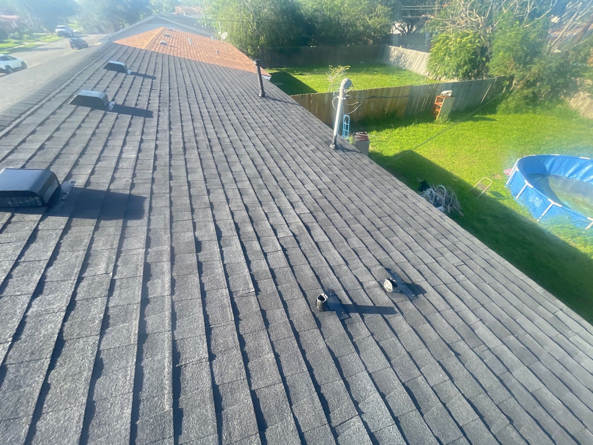 Residential Roofing Installation using GAF HDZ Charcoal by Lighthouse Roofing