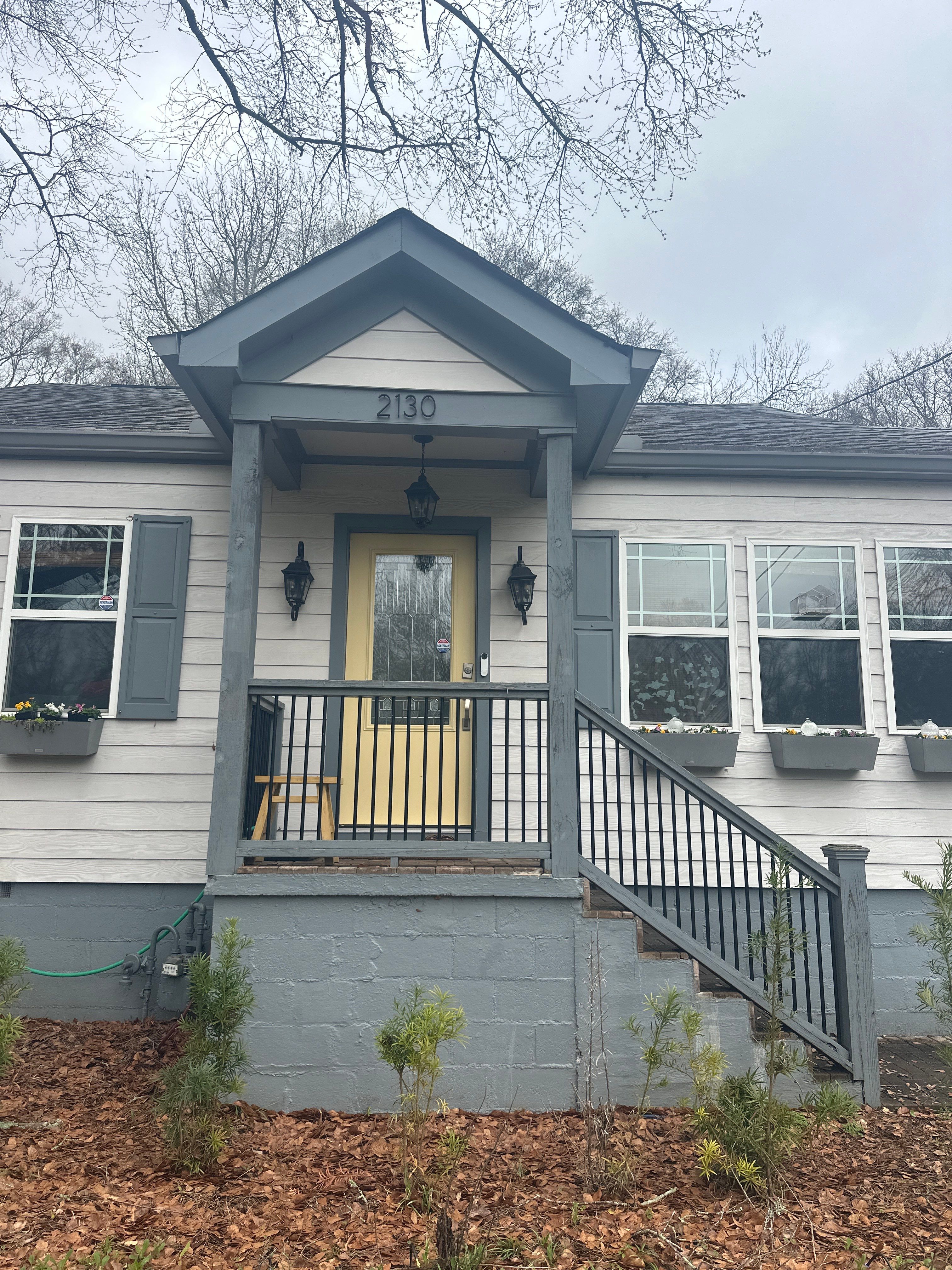 Exterior Painting using Sherwin Williams SuperPaint and Porch Repairs by Nelson Exteriors