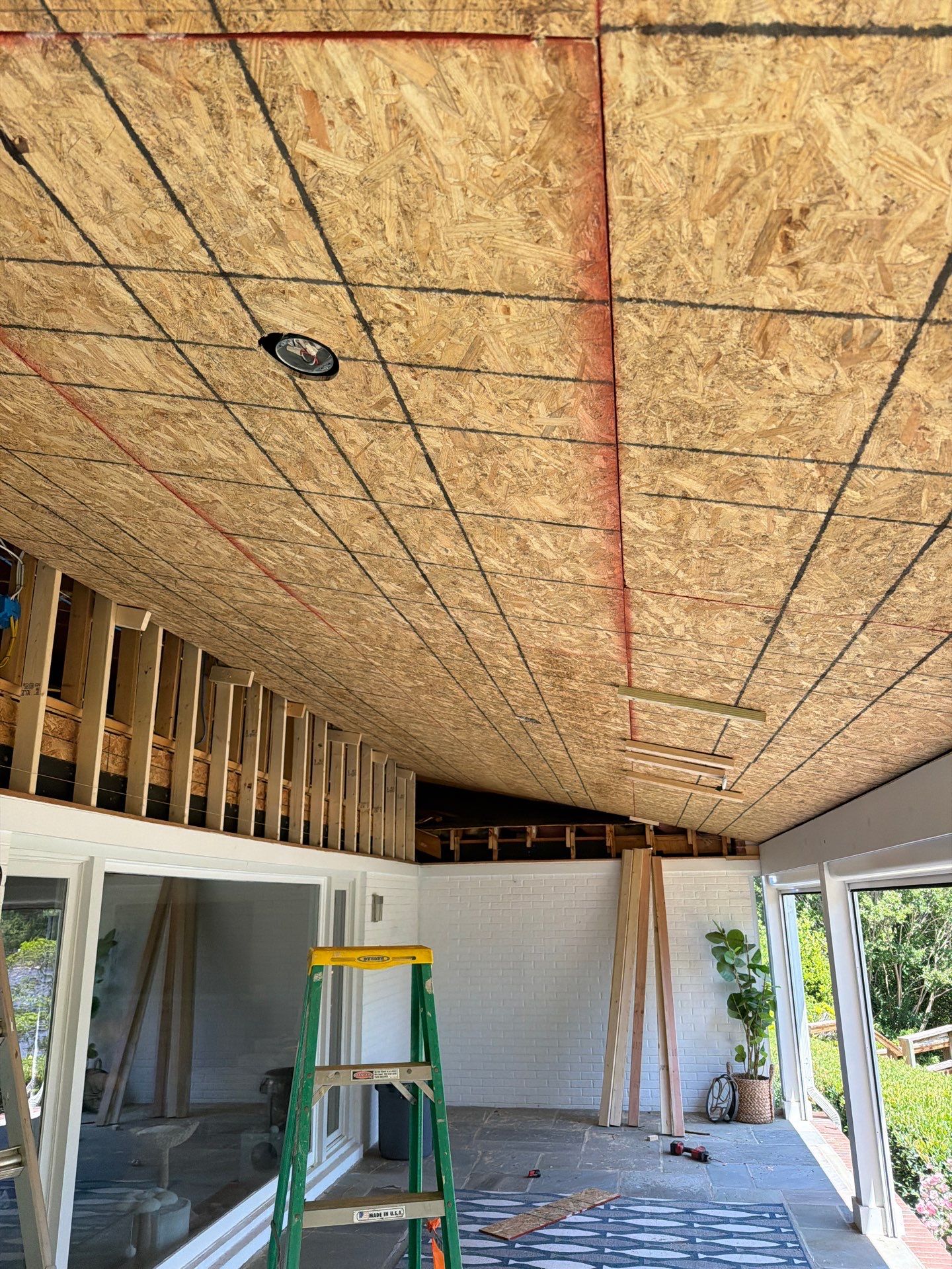 Custom Tongue and Groove Porch Ceiling in Irvington by Cade Construction