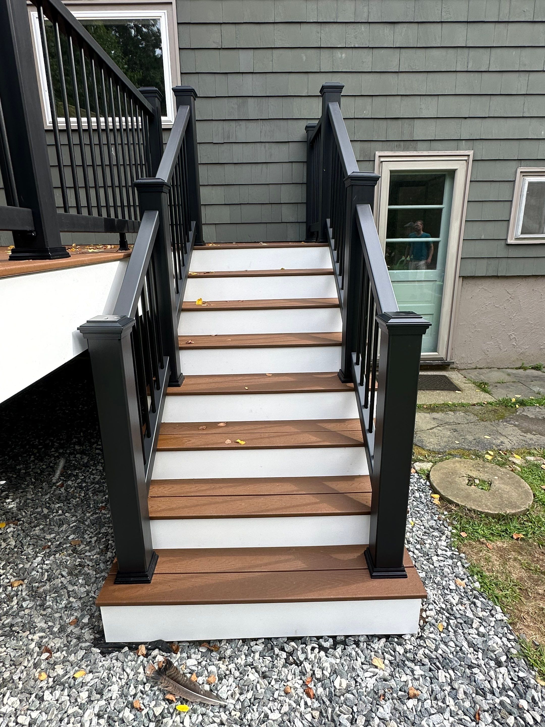 Deck built and Door with new opening in Framingham, MA by UBrothers Construction