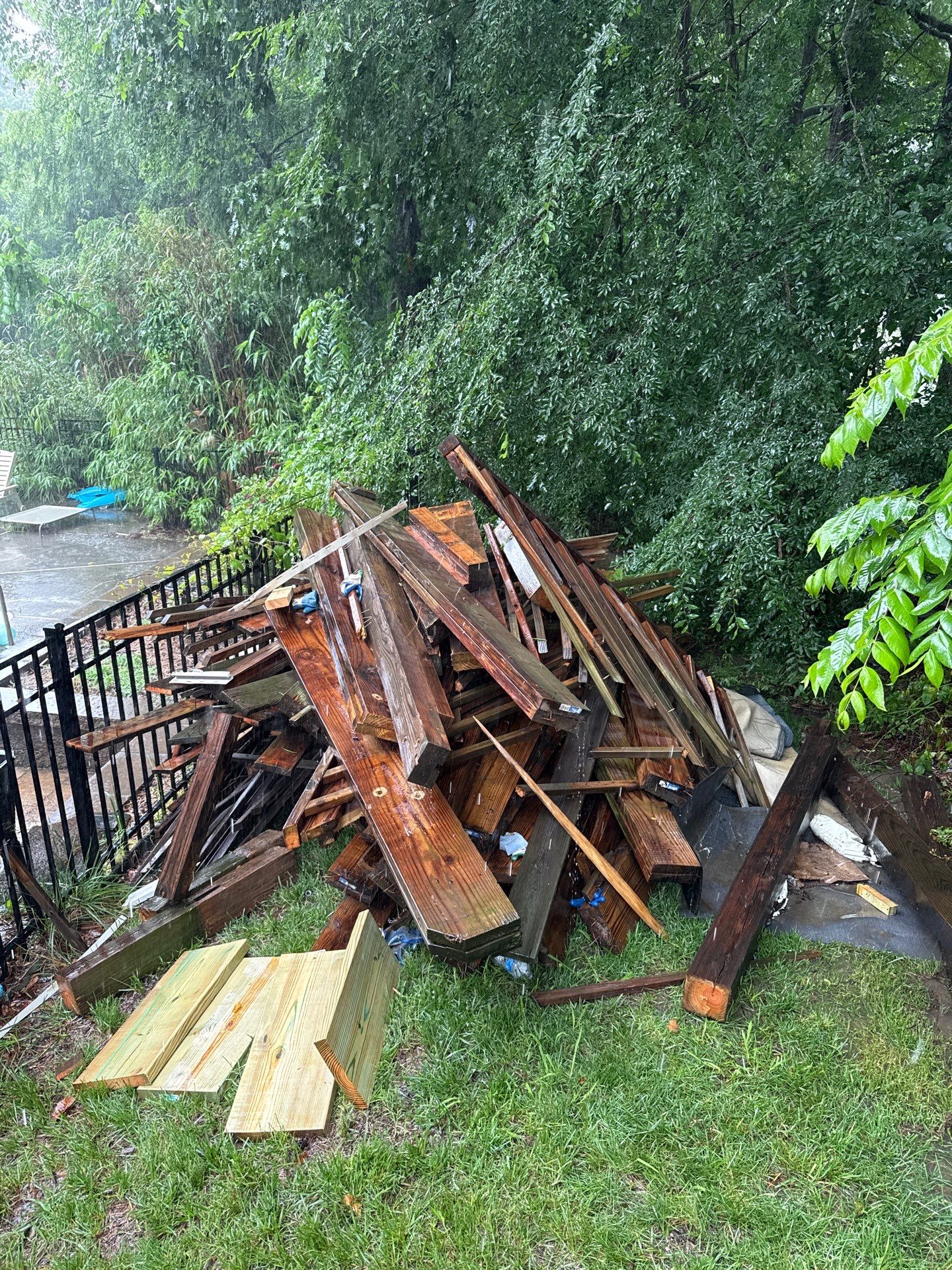 Project in Huntersville by Badger Hauling