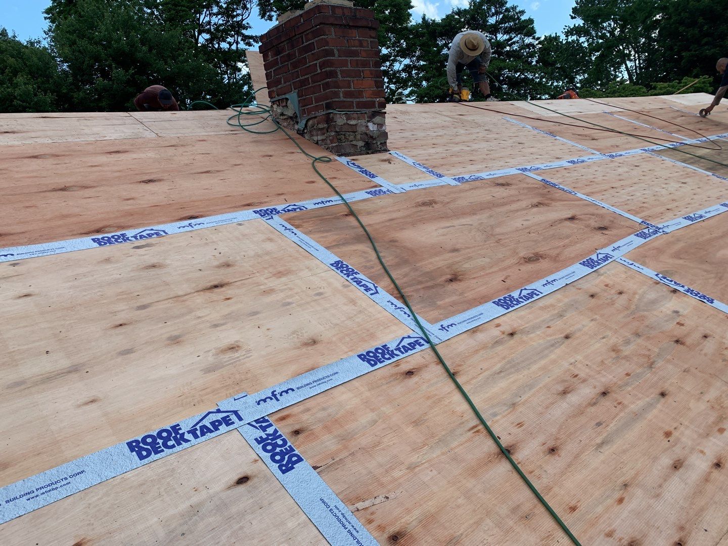 Residential Roofing Installation using Owens Corning Duration Driftwood by A Plus Exterior