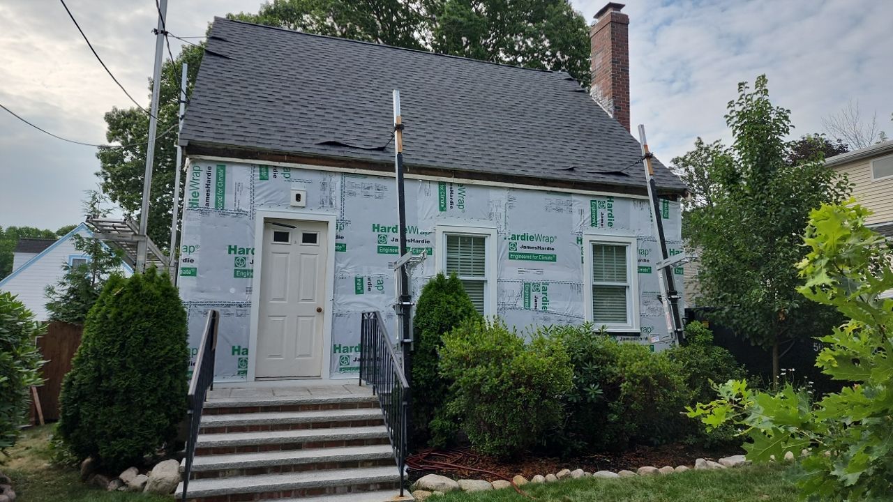 Siding Installation using James Hardie by UBrothers Construction