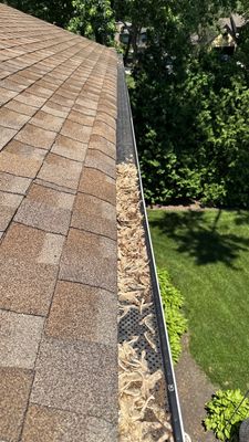 Turtle Shell gutter protection installation in Glen Ellyn, IL 60137, photograph 9