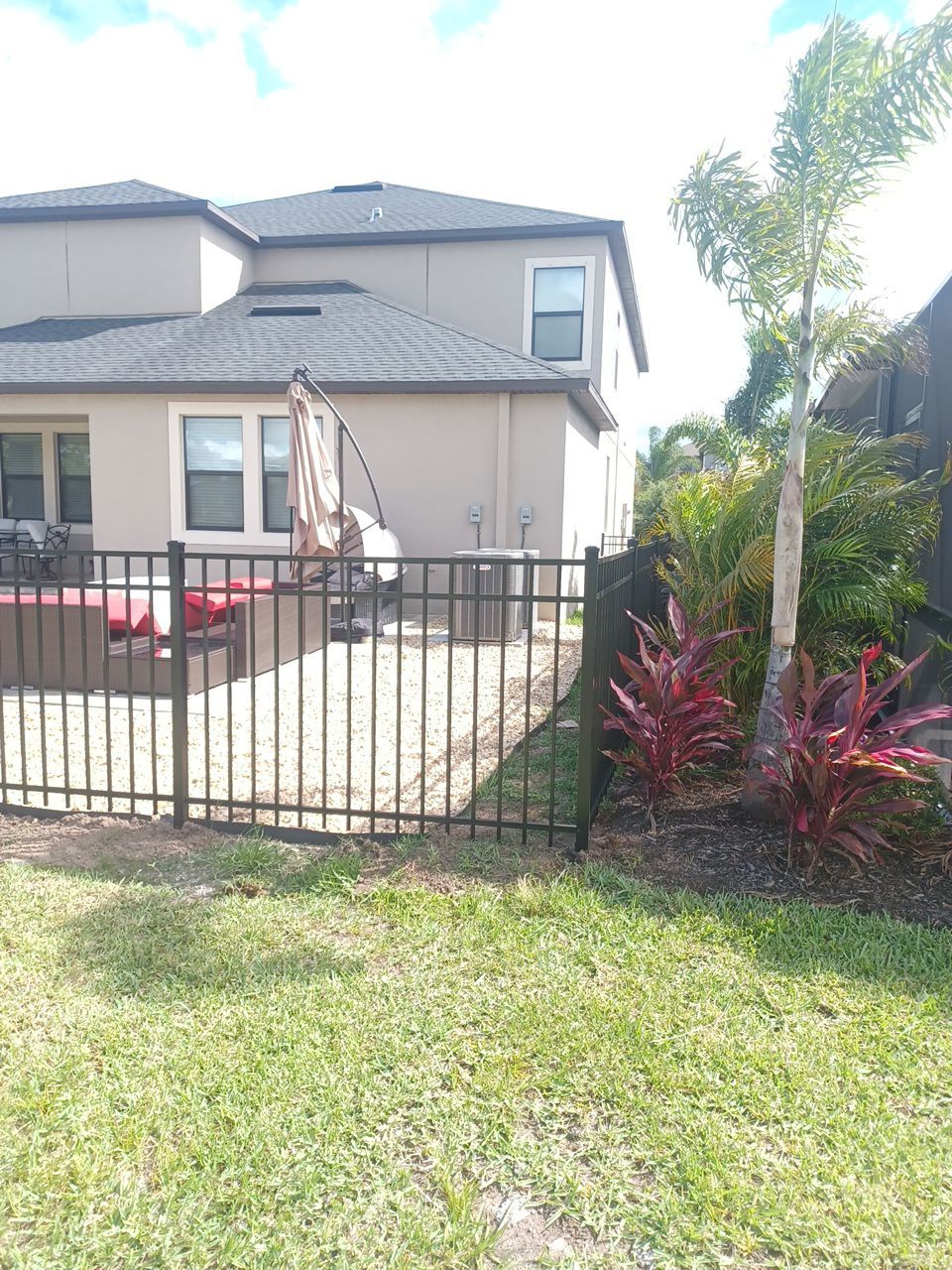 Ruskin, FL 4ft. Tall 3-Rail Black Aluminum Fence by Asap fence and gates, LLC