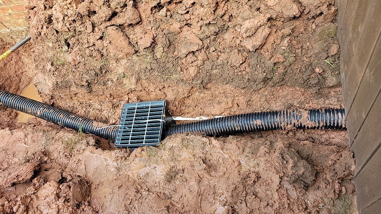 Concrete and Drainage using Concrete by Clays Services Inc