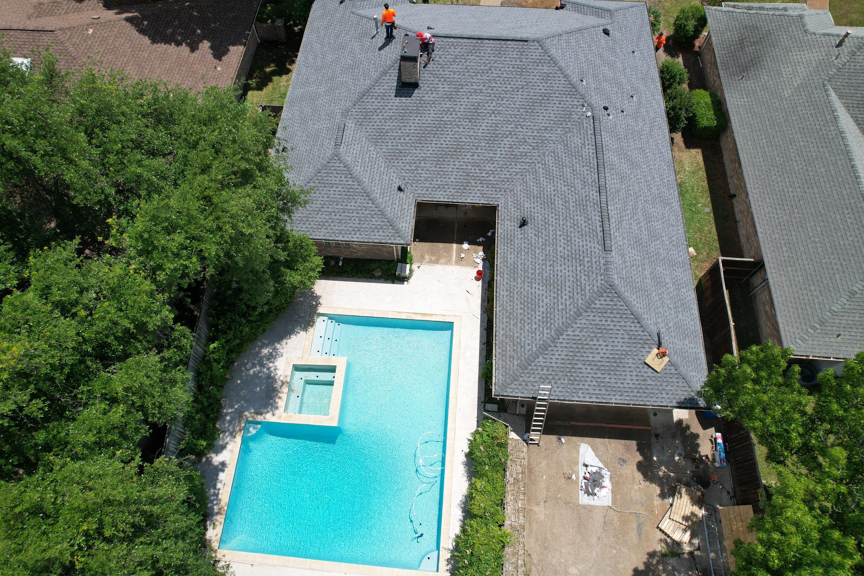 Project in Dallas by Zeus Exteriors