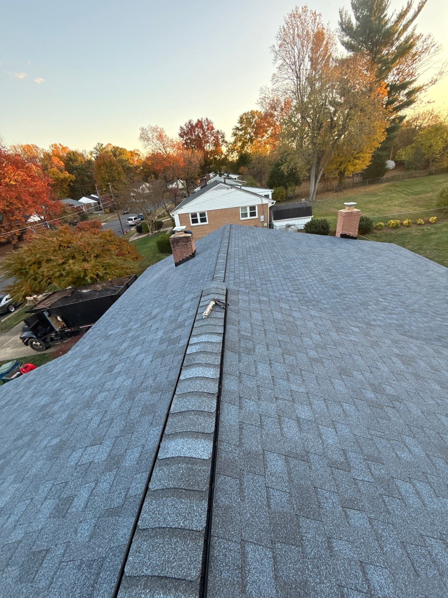 Faifax : Residential Roof Replacement with CertainTeed Landmark Pro in Max Def Coastal Blue  by RM Banning, Inc.