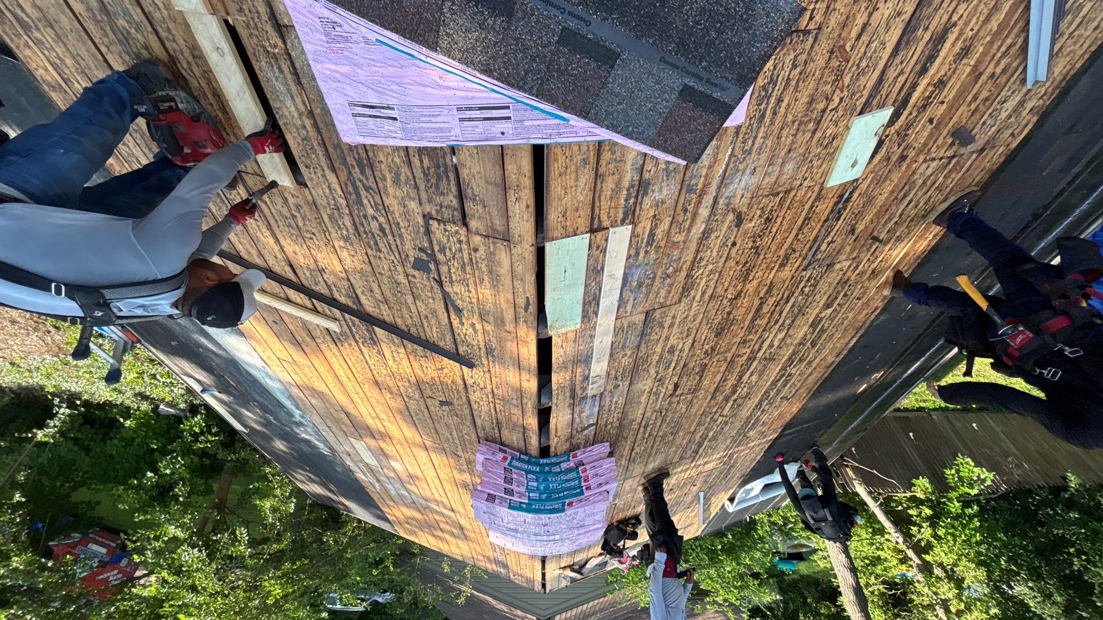 Roof Replacement using Owens Corning Summer Harvest by 180 Contractors
