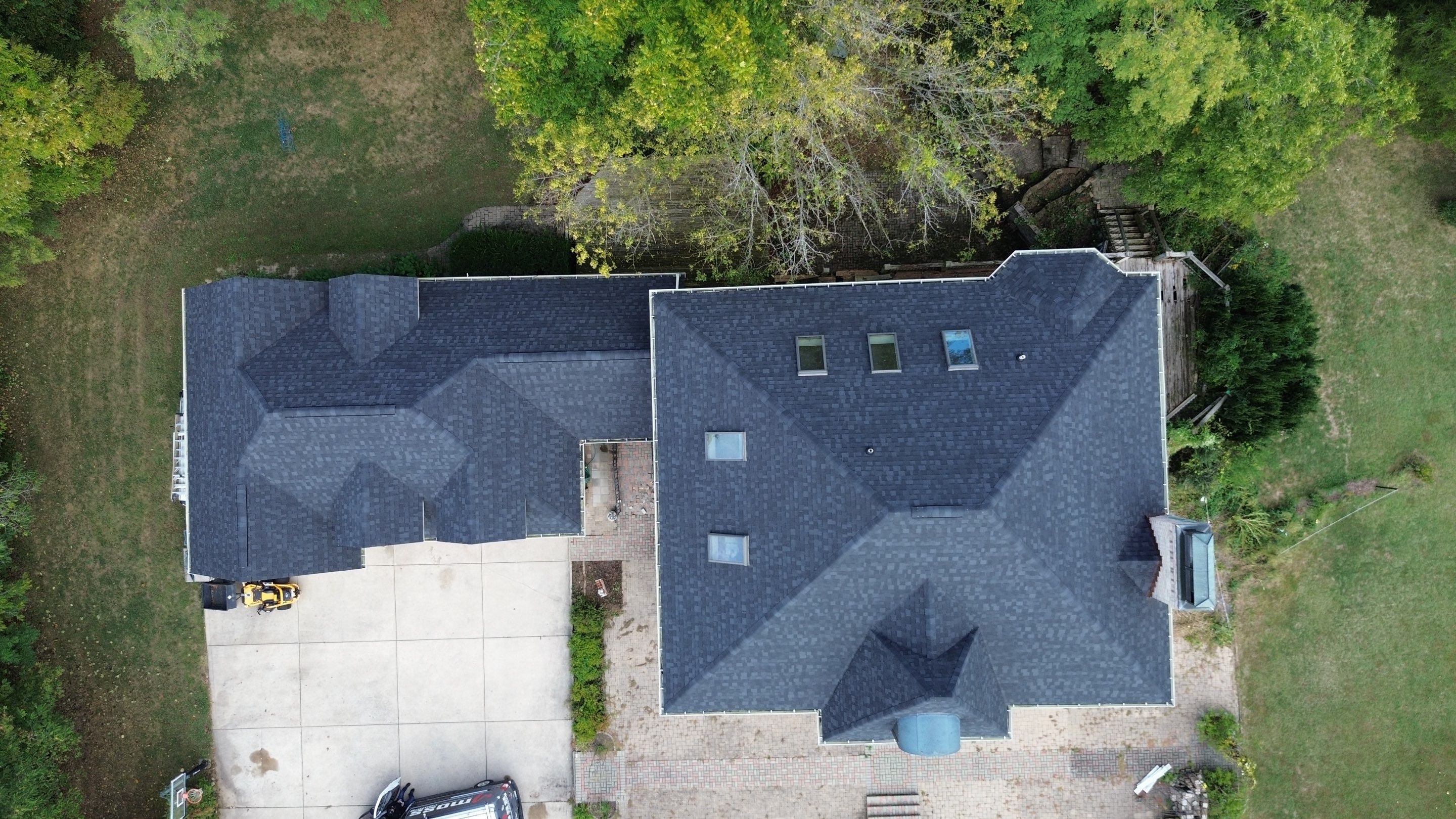 Project in Martinsville by Moss Roofing