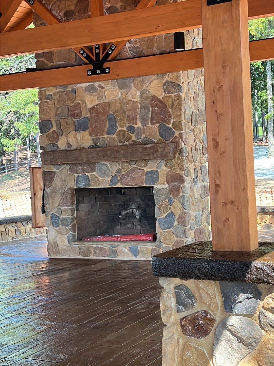 Stamped Concrete Pavilion Slab by Xtreme Concrete Services