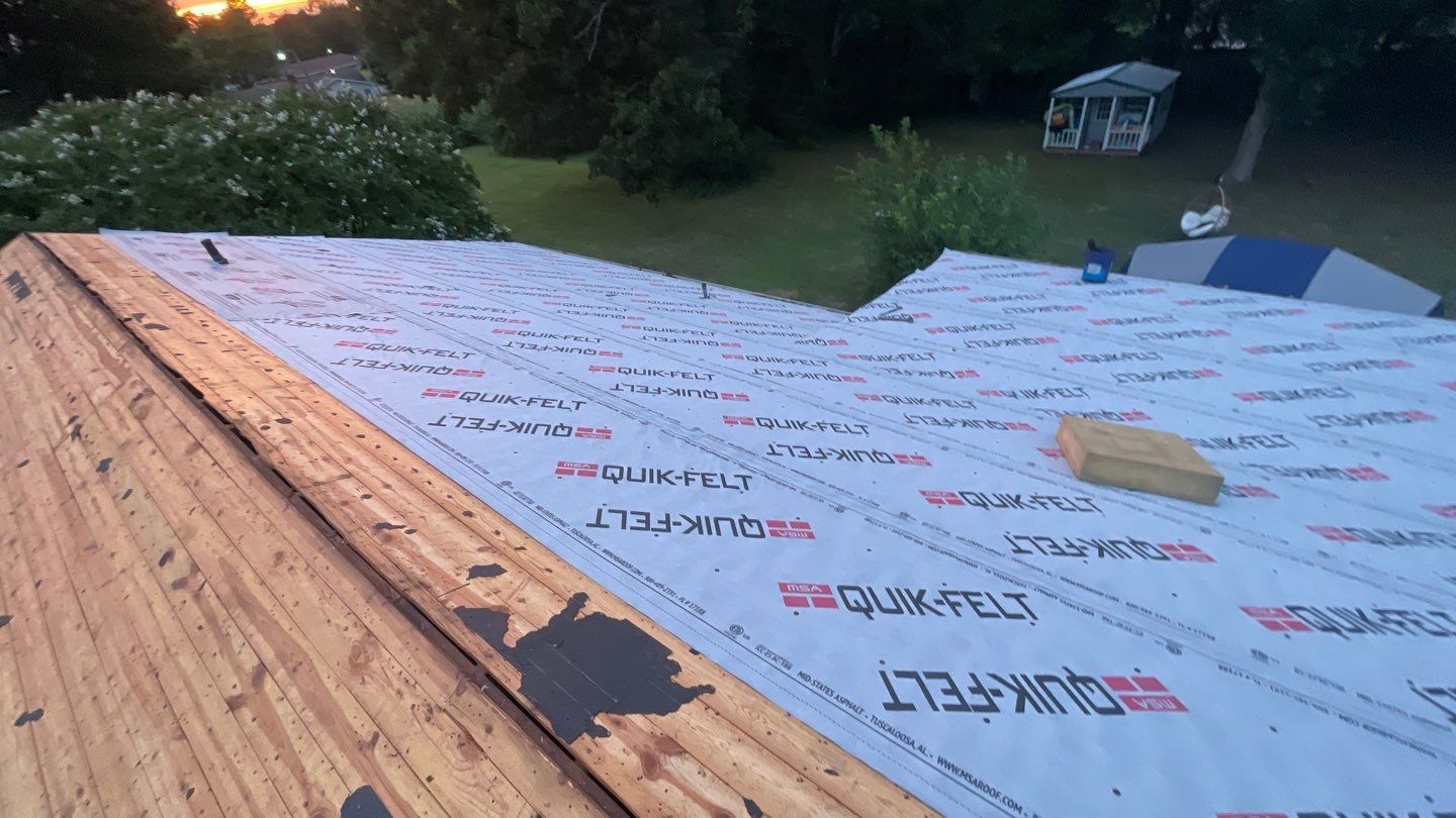 Carolina Blue Standing Seam Roof by Just In Time Roofing and Restoration