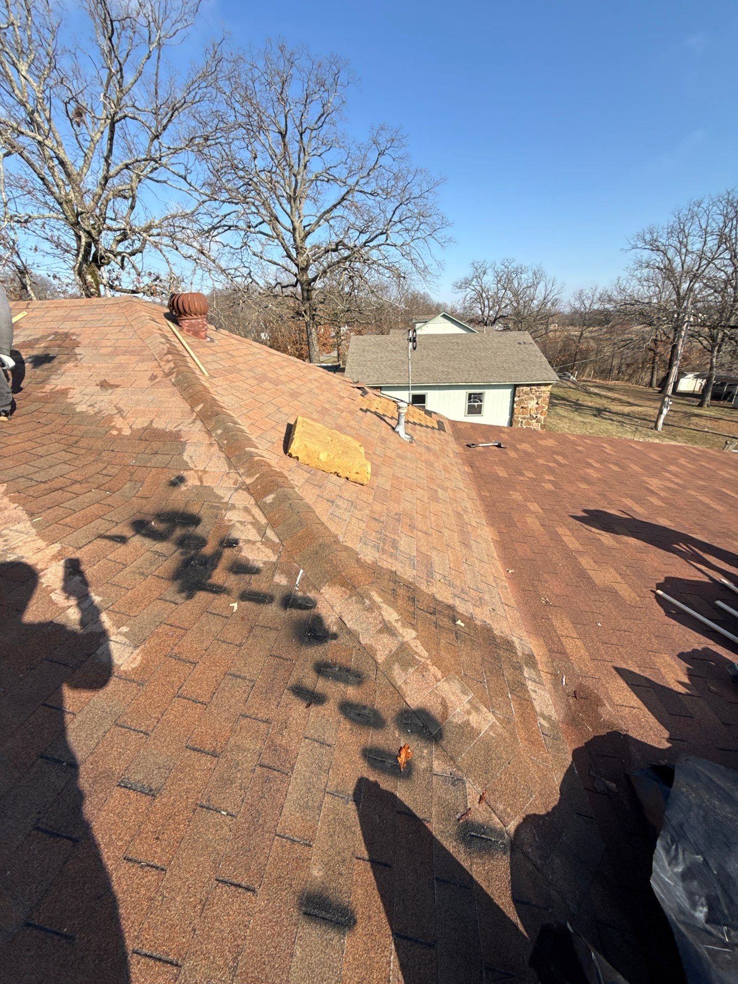 Rustic Hickory Shingles & SBS Cap & Base by In & Out Construction & Remodeling, LLC