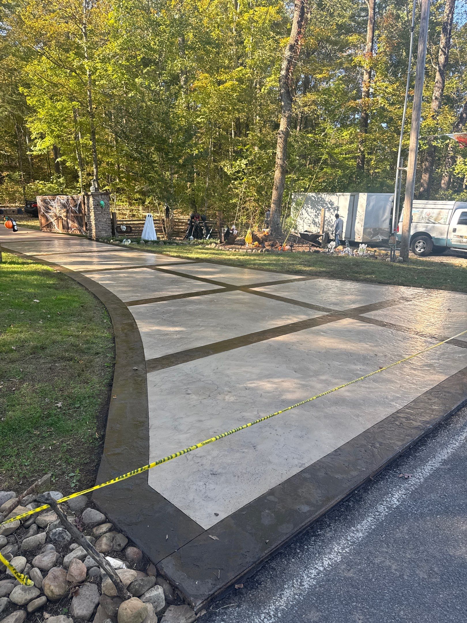 Project in Dickson by Mecham Decorative Concrete