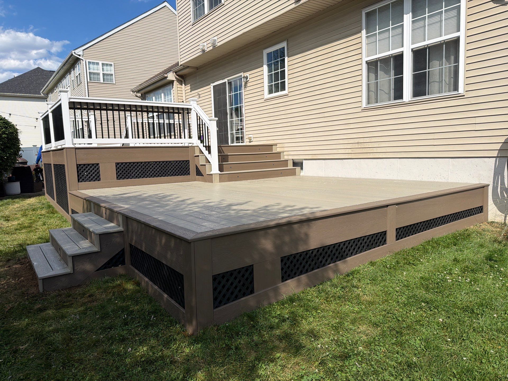 New Deck in Fieldsboro, New Jersey by deck guardian