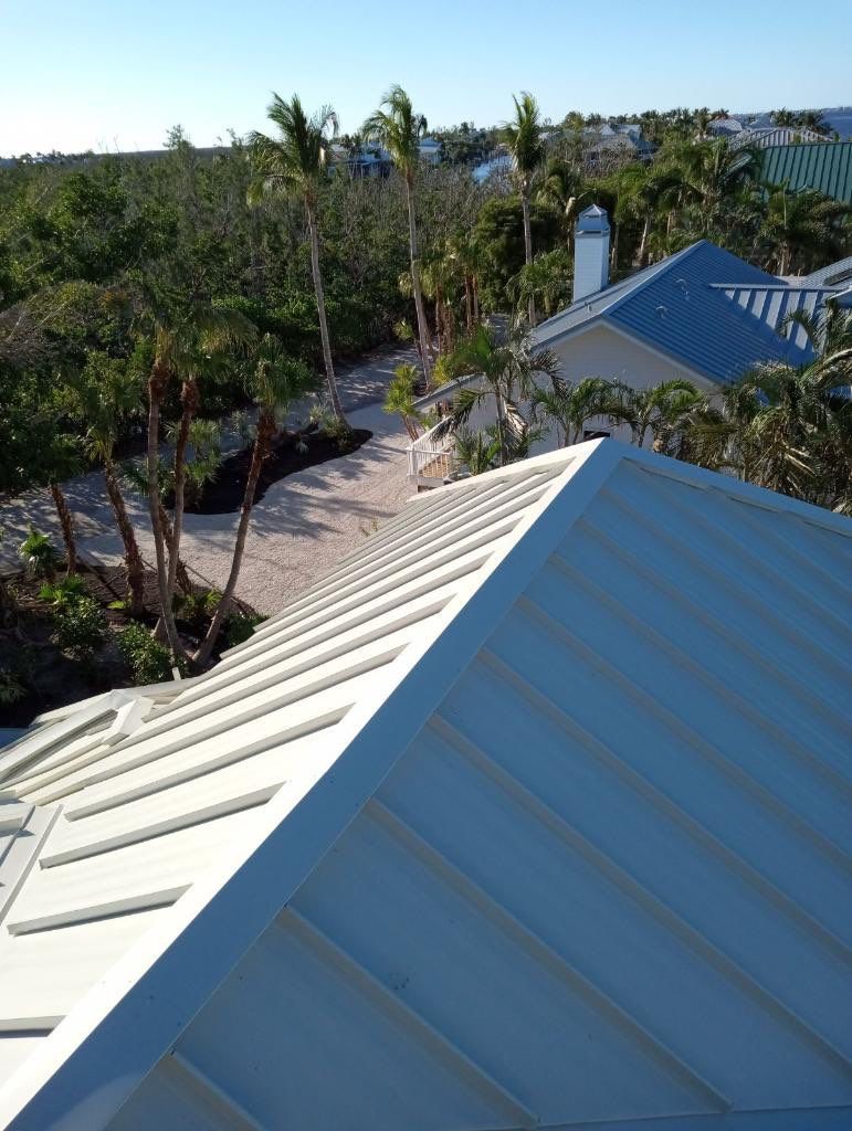 Sanibel Island Standing Seam Roof Replacement by Four Peaks Roofing