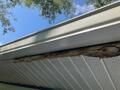 White 6-Inch Gutters and Leaf Guard Installation in Fort Myers FL by Gutter Professors