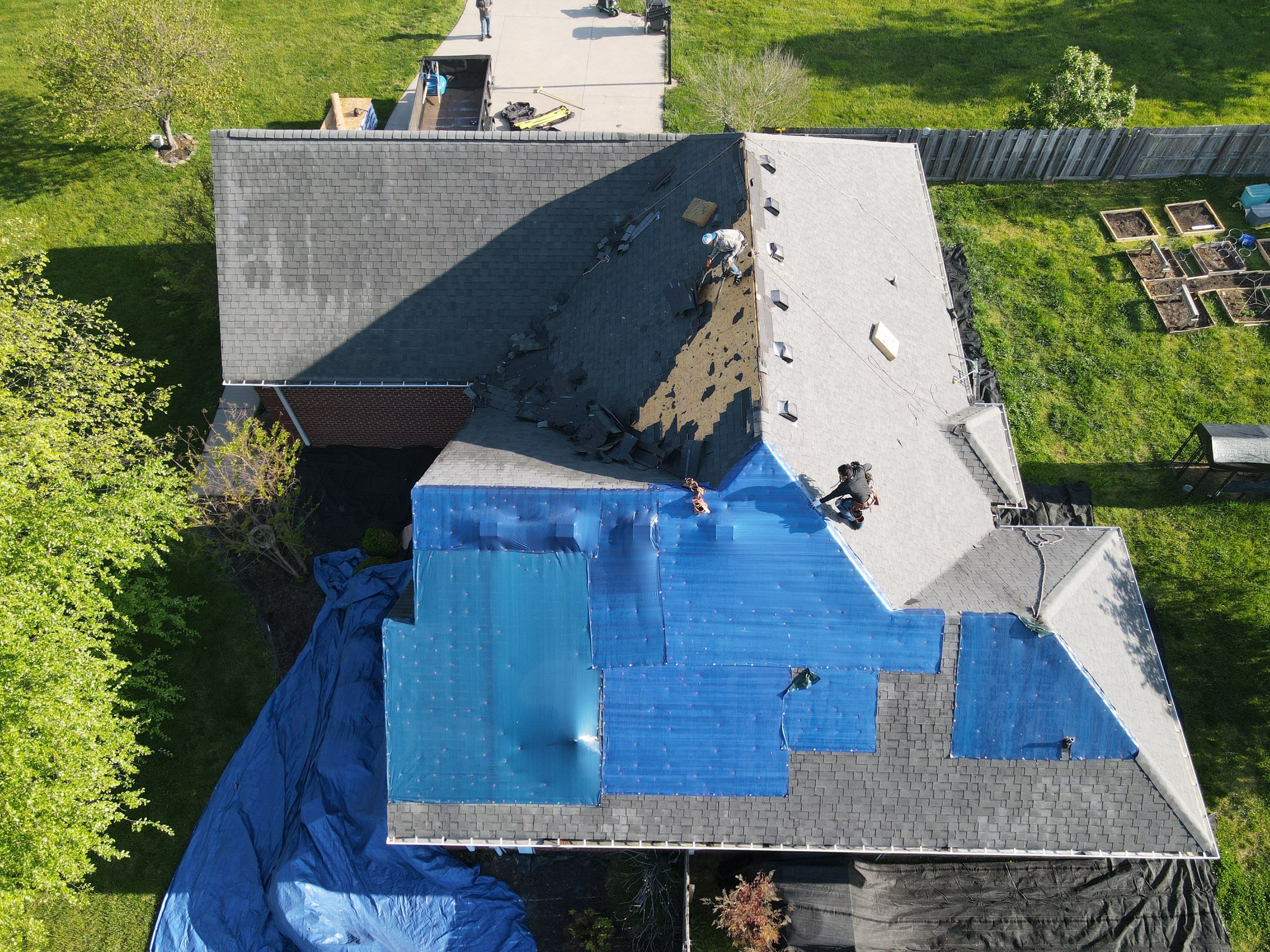 Residential Roofing Installation using GAF HDZ Roofing System  by Undersun Roofing 
