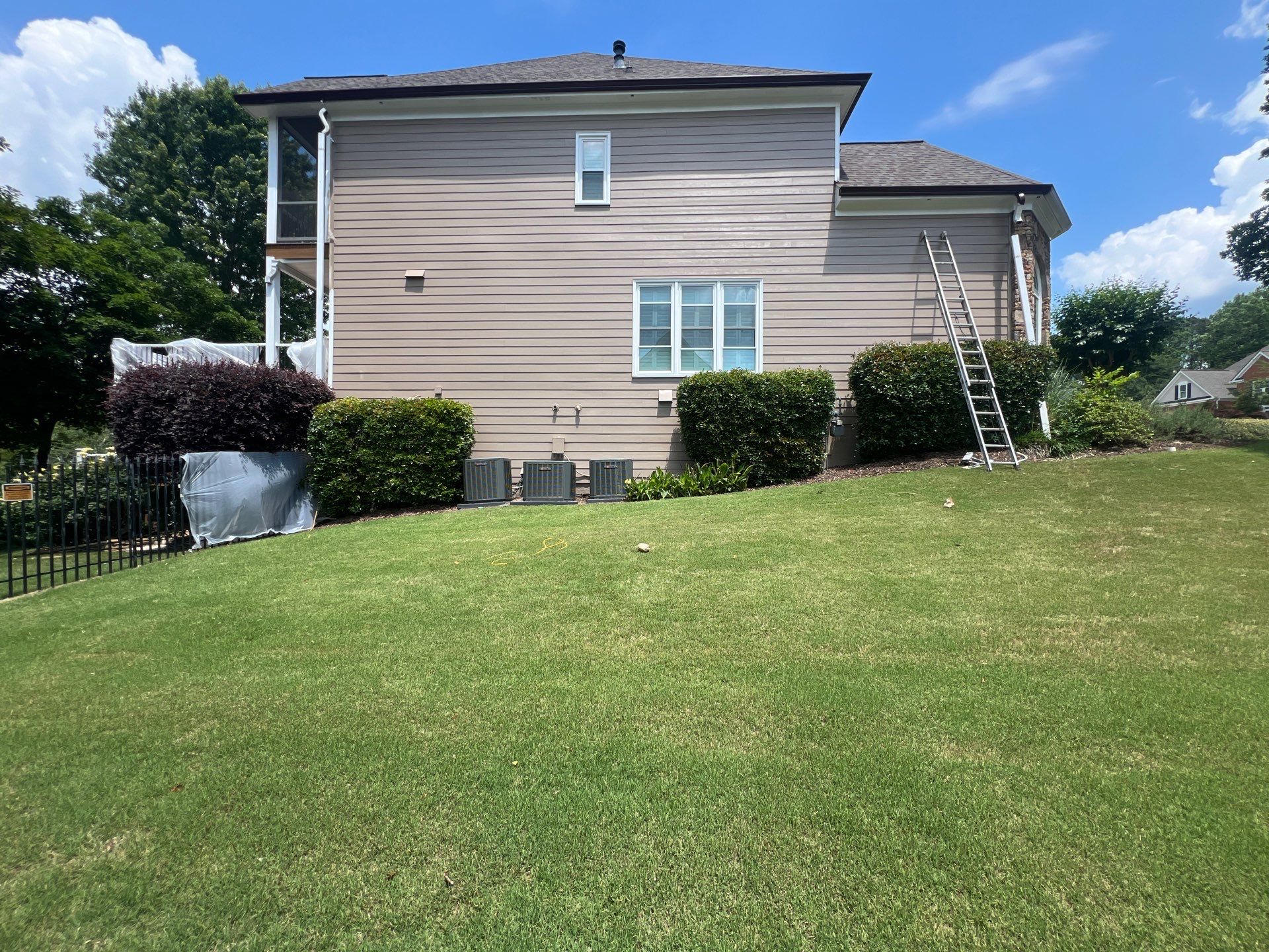Full Exterior Siding Replacement and Stone Veneer Installation in Roswell by Swift Home Renovations