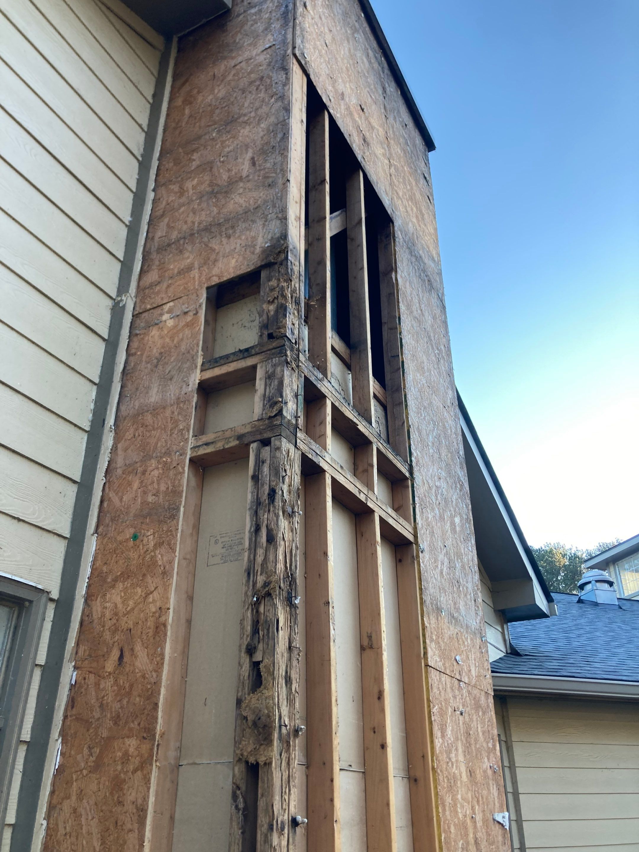 Chimney Siding Replacement & Restoration by PGP Surface Solutions, LLC