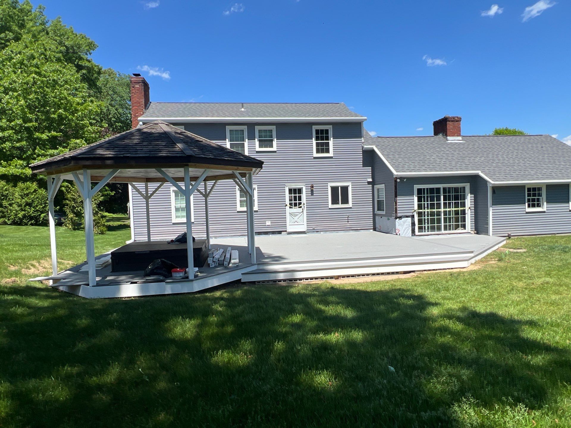 Deck Repair using Trex Select Decking by Chagnon Building & Remodeling LLC